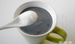 料理机黑芝麻豆浆,营养美味，简单易做的健康饮品